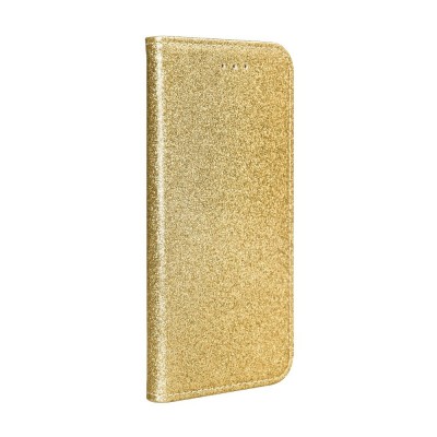 Θήκη Samsung Galaxy A12 / M12 / F12 Bling Glitter PU Leather Flip Wallet -Gold