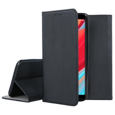 Θήκη Huawei P8 Smart Book Case με Δυνατότητα Stand Θήκη Πορτοφόλι -Μαύρο 