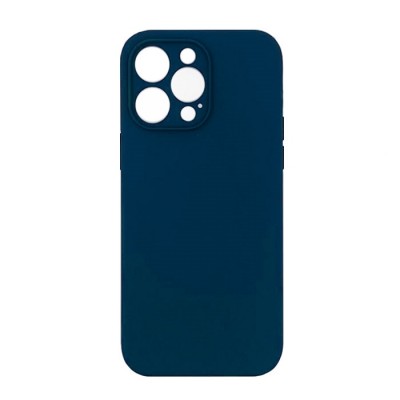 Θήκη iPhone 14 Pro Max 6,7 Σιλικόνης Soft Liquid Tpu -Dark Blue