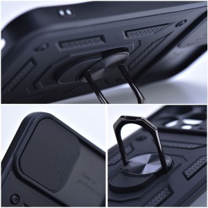 Θήκη Samsung Galaxy S24 Ultra 5G Slide Armor Back Cover Από Ανθεκτικό Πλαστικό -Black Θήκες Smartphone